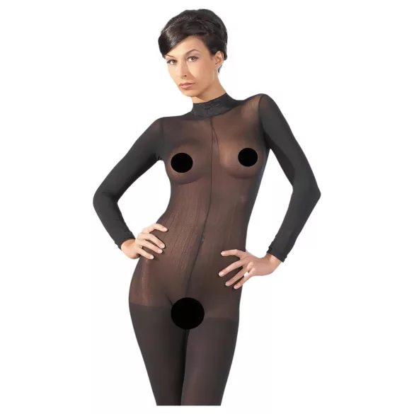 NO:XQSE - seksikas bodystocking naistele - must - M/L