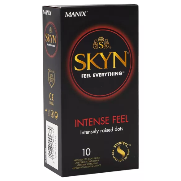 Manix SKYN Intense - lateksivaba kondoom - pärlitega - 10 tk