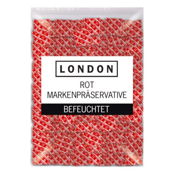 London - maasikamaitselised latekskondoomid (1000 tk)