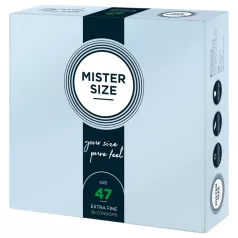 Mister Size - õhuke kondoom - 47mm - 36 tk
