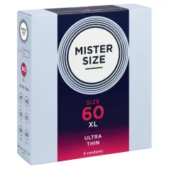 Mister Size - õhuke kondoom - 60mm - 3 tk
