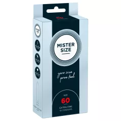 Mister Size - õhuke kondoom - 60mm - 10 tk