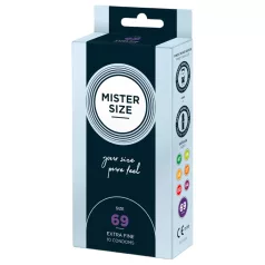 Mister Size - õhuke kondoom - 69mm - 10 tk