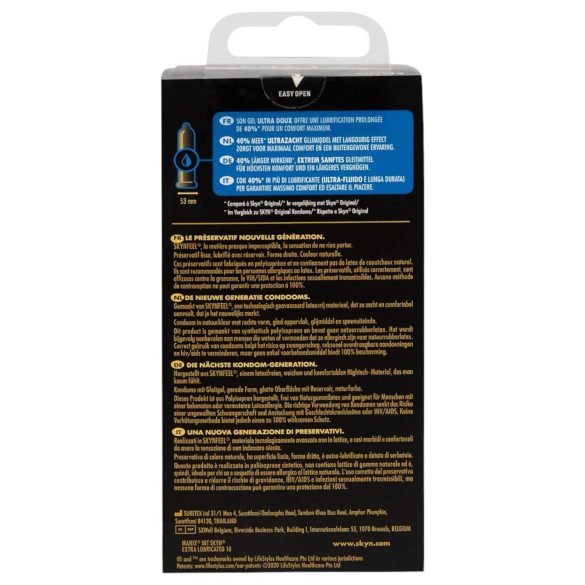 Manix Skyn - ultraõhuke lateksivaba kondoomid 10 tk