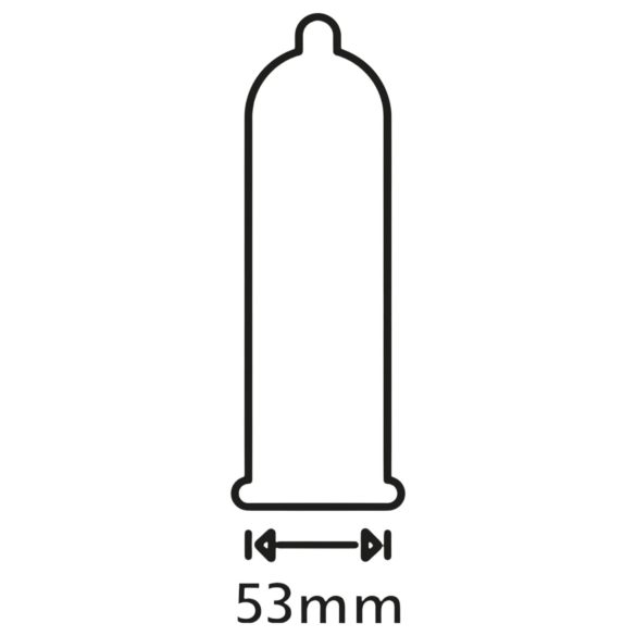 Secura Extra Fun - täppidega kondoom - 53mm - 12 tk