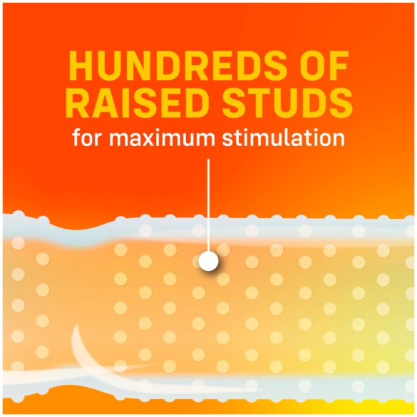 ONE Super Studs - täppidega kondoomid - 12 tk