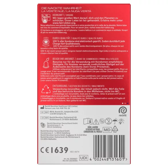 Durex - XXL kondoomid (10 tk)