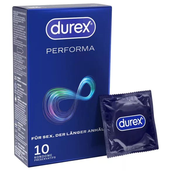 Durex Performa - viivitust andev kondoom - 10 tk