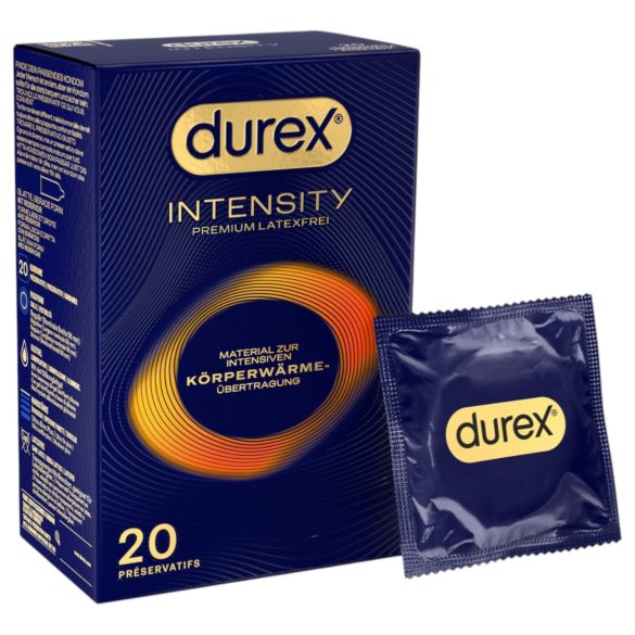 Durex Intensity - õhuke, lateksivaba kondoom (20 tk)