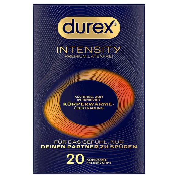 Durex Intensity - õhuke lateksivaba kondoom - 20 tk