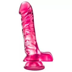 B Yours Basic 8 - munanditega dildo - 23 cm - roosa
