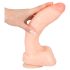 Realistixxx Hiiglaslik - ekstra suur dildo (naturaalne)