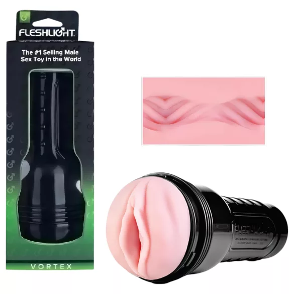 Fleshlight - kunstvagiina - keerise sisemusega - roosa