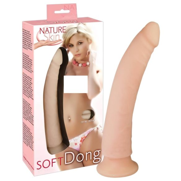 NatureSkin - Elastne dildo (naturaalne)