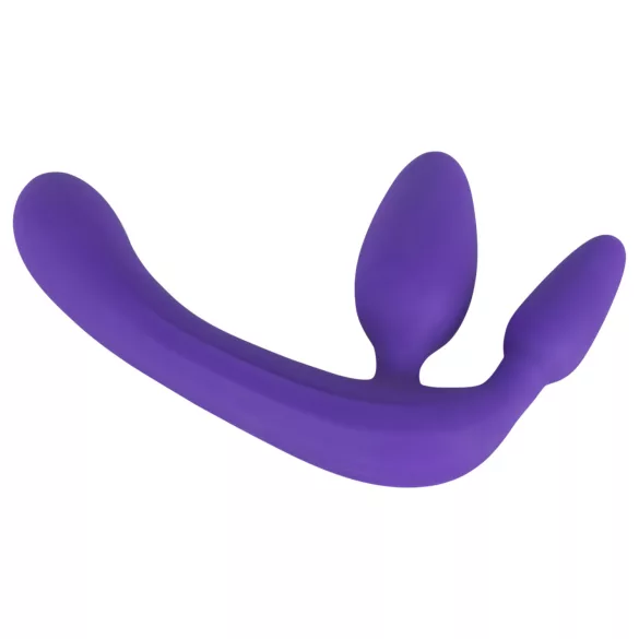 You2Toys - Tripla, kinnitatav dildo ilma rihmadeta (lilla)