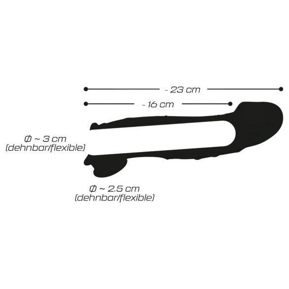 Crystal Skin - peenise pikendaja katsik