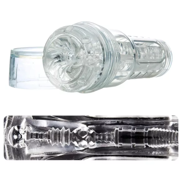 Fleshlight GO Torque - taskuvagina - läbipaistev - kompakt suurus