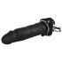 You2Toys - Täispuhutav Strap-On - õõnes, silikoonist dildo (must)