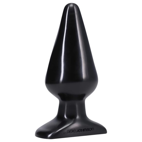 Doc Johnson klassikaline suur must anaalplug, 14,5 cm
