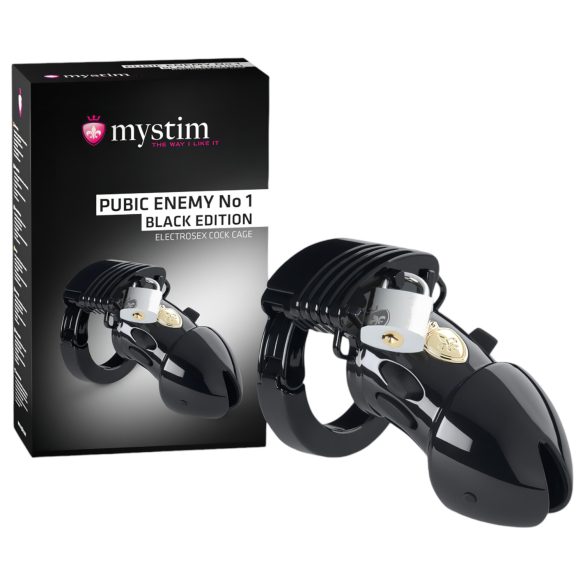 mystim Black Edition PUBIC ENEMY No 1 - elektriline peenisepuur