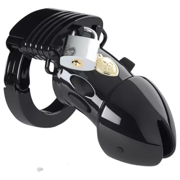 mystim Black Edition PUBIC ENEMY No 1 - elektro peeniseketas - must