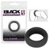 Black Velvet - paks rõnga (2,6 cm) - must