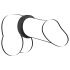 Black Velvet - paks rõnga (2,6 cm) - must