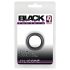 Black Velvet - paks rõnga (2,6 cm) - must