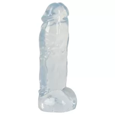 Crystal Clear Big Dong - želeest hiiglaslik dildo (21,5 cm)