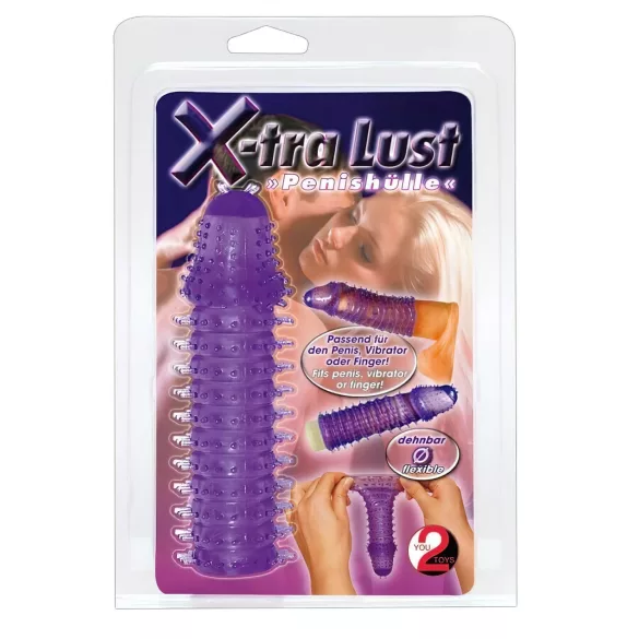 You2Toys - peenisekate - veniv lila silikoon