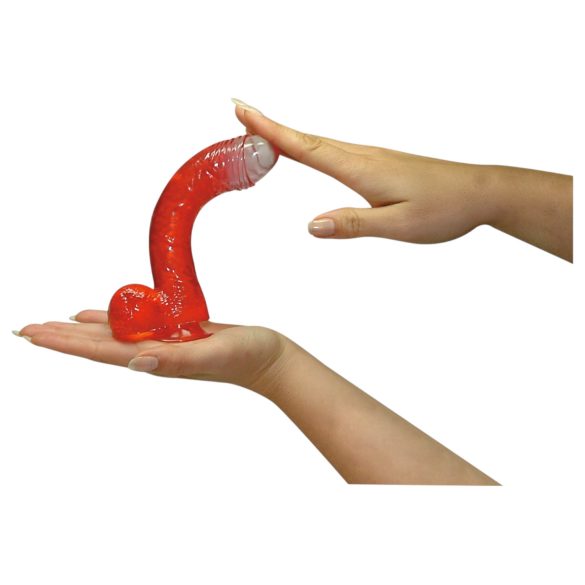 Jolly - dildo - 17 cm - punane