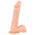 Euroopa armuke - realistlik suur dildo (naturaalne)