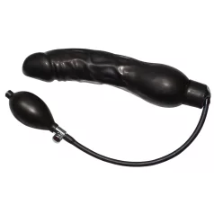You2Toys - täispuhutav anaaltapp pumpaga - lateks must suur