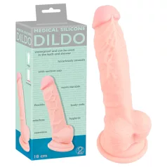   You2Toys - Medical - meditsiiniline silikoon dildoprotsess - naturaalne (18 cm)