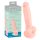 Meditsiiniline silikoondildo (18cm) - naturaalne