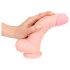 Meditsiiniline silikoondildo (20cm) - naturaalne