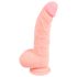 Meditsiiniline silikoondildo (20cm) - naturaalne