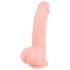 Meditsiiniline silikoondildo (20cm) - naturaalne