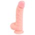 Meditsiiniline silikoondildo (20cm) - naturaalne