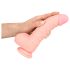 Meditsiiniline silikoondildo (20cm) - naturaalne