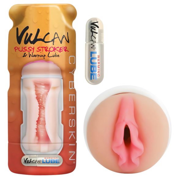 Vulcan Stroker - elutru vagiina + soojendav libesti (naturaalne)