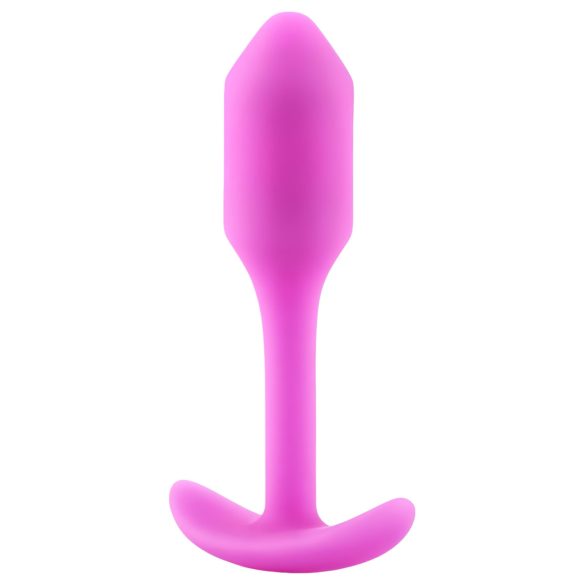b-vibe Snug Plug 1 - sisemise raskusega anaaltapp (55g) - roosa