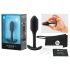 b-vibe Snug Plug 1 - raskusega anaalplug (55g) - must