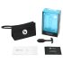 b-vibe Snug Plug 1 - raskusega anaalplug (55g) - must