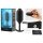 b-vibe Snug Plug 3 - kahekordne anaalplug (180g) - must
