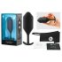 b-vibe Snug Plug 4 - kahekordne anaaltapp (257g) - must