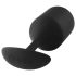 b-vibe Snug Plug 4 - kahekordne anaaltapp (257g) - must