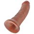 King Cock - dildo - 20 cm realistlik tume nahatoon