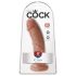 King Cock - dildo - 20 cm realistlik tume nahatoon