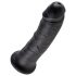King Cock 8 dildol (20 cm) - musta